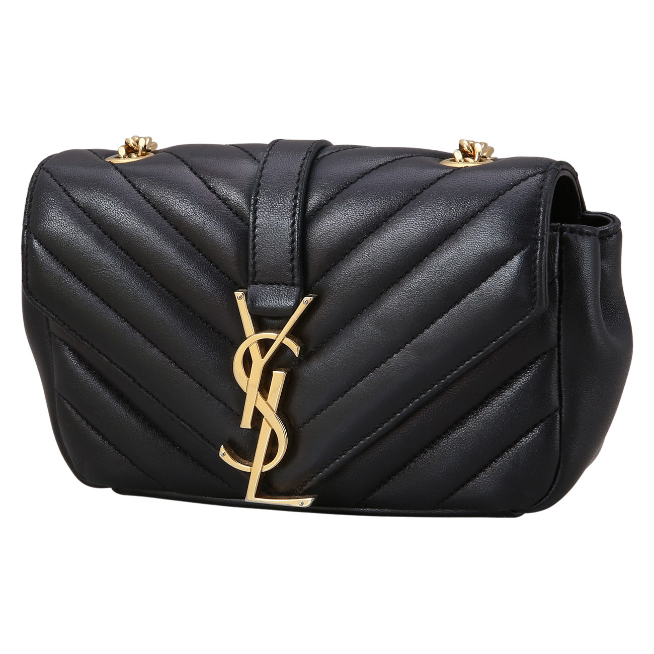 Yves Saint Laurent(USED)생로랑 모노그램 쉐브론 미니 사첼백